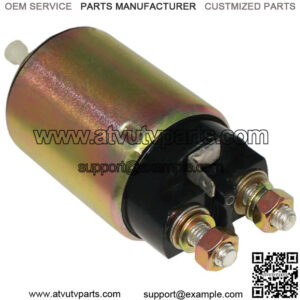 Starter Solenoid compatible with Ford E-Series Vans and F-Series Pickups equipped with 4.9L, 5.0L, or 5.8L engines and manual transmission