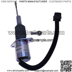 Electric Fuel Shut Off Run Solenoid RE53507 Cutoff Stop Motor for 8.1L John Deere 4555 4755 4955 4560 4760 4960 Tractors