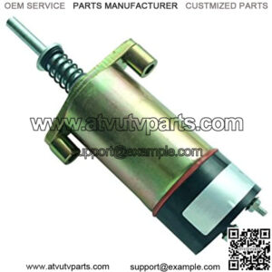 New Fuel Shutoff Solenoid 12 Volt 2 Terminals Intermittent Duty Cycle for Caterpillar 3204 3304B 3306 3306B 3306C 3406C 8C9986 8C-9986 125-5773 1255773