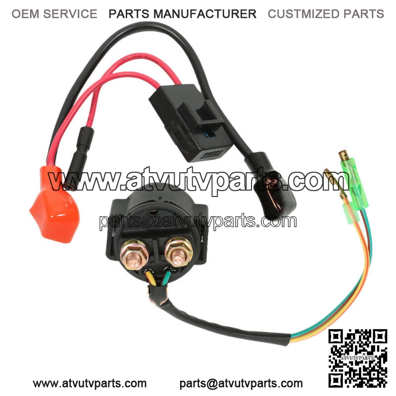 Starter Relay Solenoid Positive Side Battery Cable For 1999-07 Honda TRX400EX