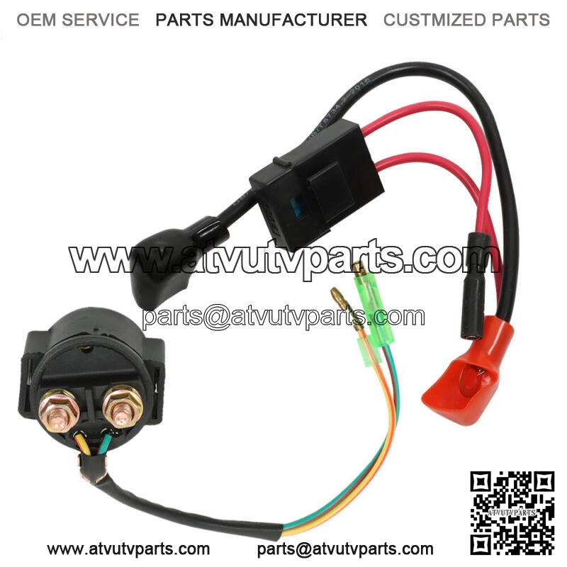 Starter Relay Solenoid Positive Side Battery Cable For 1999-07 Honda TRX400EX - Image 5