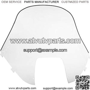 Yamaha Windshield Enticer II Longtrack 1992-1995 Std. 18 Clear Snowmobile Part# 40-1631 OEM# 89X-77210