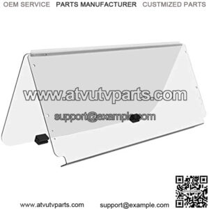 Club Car DS Clear Folding Windshield for 1982-2000.5 Golf Cart Impact Resistant