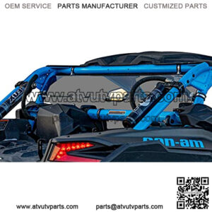 SuperATV Rear Windshield for 2017+ Can Am Maverick X3 (See Fitment List) | 1/4" Thick Dark Tint Standard Polycarbonate Windshield 250x Stronger Than Glass & 25x Stronger Than Acrylic