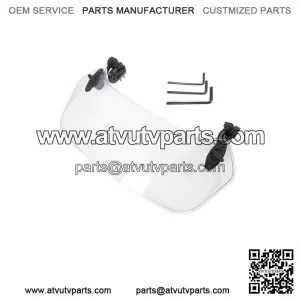 Motorcycle Windshield  Spoiler Wind Deflector Transparent Univer EOA (For: More than one vehicle)