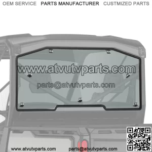 Rear Windshield Window Panel Tinted For Can Am Defender HD 5 HD 8 HD10 MAX 2016+