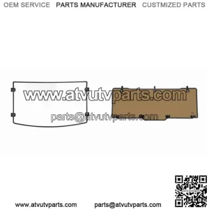 For Polaris Ranger XP 900 /XP 1000 /Crew 2017-2023 Full Front & Rear Windshield