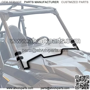 RZR XP 1000 Half Windshield, StarknightMT Scratch-Resistant RZR Windshield Compatible with Polaris RZR XP 1000/4 1000/XP Turbo/4 Turbo 2019 2020 2021 2022 2023 Anti-UV RZR 1000 Window