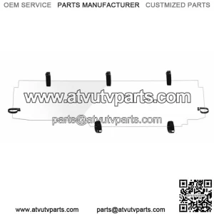 KEMIMOTO For Can Am Maverick X3 UTV Back Rear Windshield Clear 2017-2023