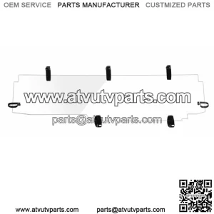 KEMIMOTO UTV Back Rear Windshield Polycarbonate for Can Am Maverick X3 2017-2023