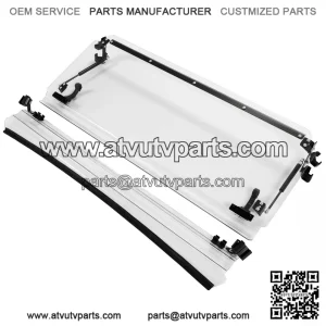 For CFMOTO UForce 1000 2019-2021 Front Vented Full Clear Flip Windshield