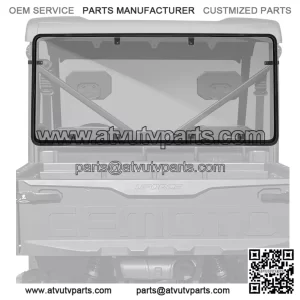 UForce Rear Windshield PC for 2021-2025 CFMOTO UForce 600 Clear Back Window
