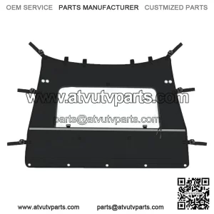 UTV Fabric Rear Soft Windshield w/ Open Window For CF MOTO ZFORCE 500/ 800 /1000