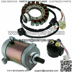 Stator for Yamaha Grizzly 600 YFM600 Starter & Solenoid 1999 2000 2001 Atv New