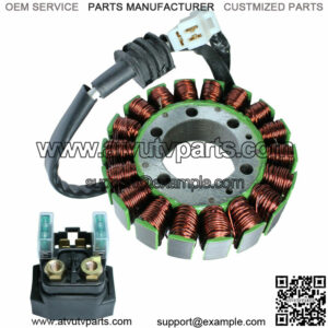 Stator for Yamaha R6 YZF-R6 YZFR6 1999 2000 2001 2002 Relay Solenoid New
