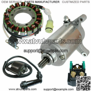Stator Starter Solenoid Ignition Coil for Yamaha Raptor 350 YFM350 2004-2013