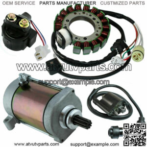Stator for Yamaha Grizzly 600 YFM600 Starter Solenoid Ignition Coil 1999-2001