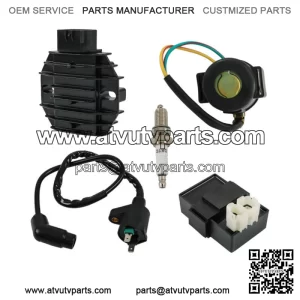 CDI Ignition Coil Rectifier Relay Kit for Honda Recon 250 TRX250 TE/TM 1997-2004