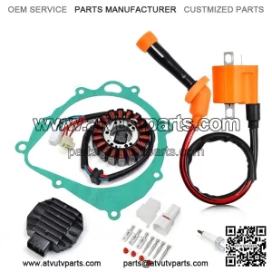 Ignition Coil Spark Plug Regulator Stator For Suzuki Quadsport Z400 LTZ400 03-08