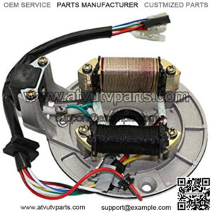 2 Coil Ignition Magneto Stator Plate for 50cc 70cc 90cc 110cc 125cc Kazuma SSR Baja ATV Quad Dirt Kick Bike 4 Wheeler