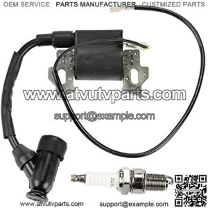 30500-ZE7-033 Coil Assembly Ignition 30500-ZE7-063 30500-ZE7-043 for GXV120 GXV140 GXV160 HR194 HR195 HR214 HR215 HR216 HRA214 HRA215 HRA216 HRB215 HRC216 HRM215 Lawn Mower