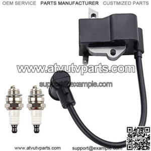 4137 400 1350 Ignition Coil Module with Spark Plug for Sthil FS75 FS80 FS85 KM85 HS75 HS80 HS85 FH75 HL75 HT70 HT75 String Trimmer Brushcutter