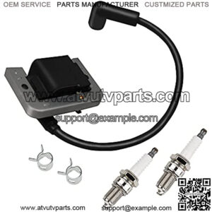 Ferilter 24 584 45-S Module Ignition Coil for CH18 CH20 CH22 CH23 CV620 CV670 CV675 SV710 SV715 SV720 John Deere L130 F620 24 584 01-S MIU11542 M132370 Lawn Mower Engines with Spark Plug