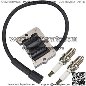 12 584 04-S Ignition Coil Module with Spark Plug for CV11 CV12.5S CV13S CV14S CV15S CV15ST Engine Mower GT225 LT133 LT155 LT160 LX173 LX255 LX266 STX38 STX46 1258404S 12-584-01S