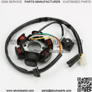 magneto stator for 6 ignition coil 6 pole dy100 atv scooter engines