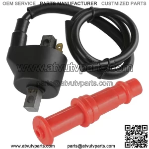 Ignition Coil with Spark Plug Boot Cap for Polaris Sportsman 335 1999-2000