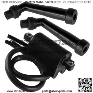 Ignition Coil with Spark Plug Boot Cap for Yamaha Road Star 1999-2003 2008-2014