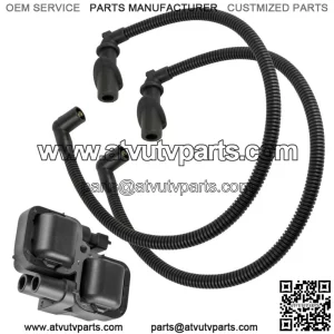 Ignition Coil w/ Spark Plug Wire For Polaris RZR / RZR S / RZR 4 800 EFI 2009-10