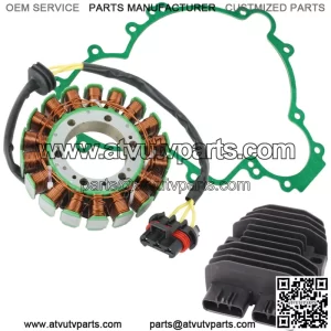 Stator Regulator Rectifier And Gasket For Polaris General 1000 2016 2017-2019 (For: Polaris)