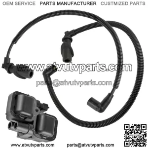 Ignition Coil w/ Spark Plug Wire 59.3 / 47 cm For Polaris Sportsman 800 EFI 2005 (For: Polaris Sportsman 800)