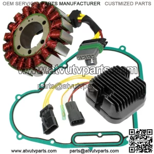 Stator Regulator Rectifier And Gasket for Polaris Sportsman 800 4X4 6X6 2010-12 (For: Polaris Sportsman 800)