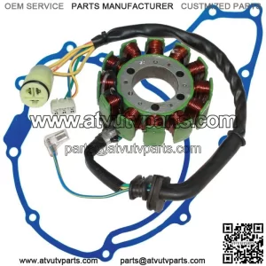 Stator & Gasket for Honda TRX300 TRX-300 Fourtrax 300 1992 1993-2000 **12 POL** (For: Honda)
