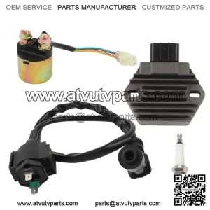 Rectifier Relay Ignition Coil spark plug for Honda Rancher 350 TRX350FE TRX350F