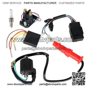 Ignition Coil CDI Relay Regulator & Spark Plug For Polaris Sportsman 500 1996-01