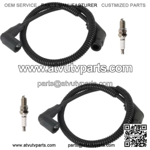 For Can-Am Maverick 1000 2014-2015 New Spark plug & Wire Cap 420665330 420664300