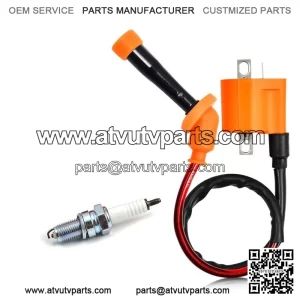 Ignition Coil & Spark Plug For Suzuki LTZ400 Quadsport 2003-2013 33410-09F00