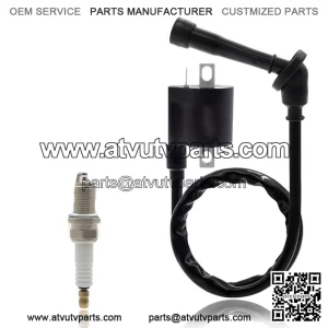 Ignition Coil Spark Plug Suzuki LTZ400 LT-Z 400 Quadsport OEM 33410-09F00