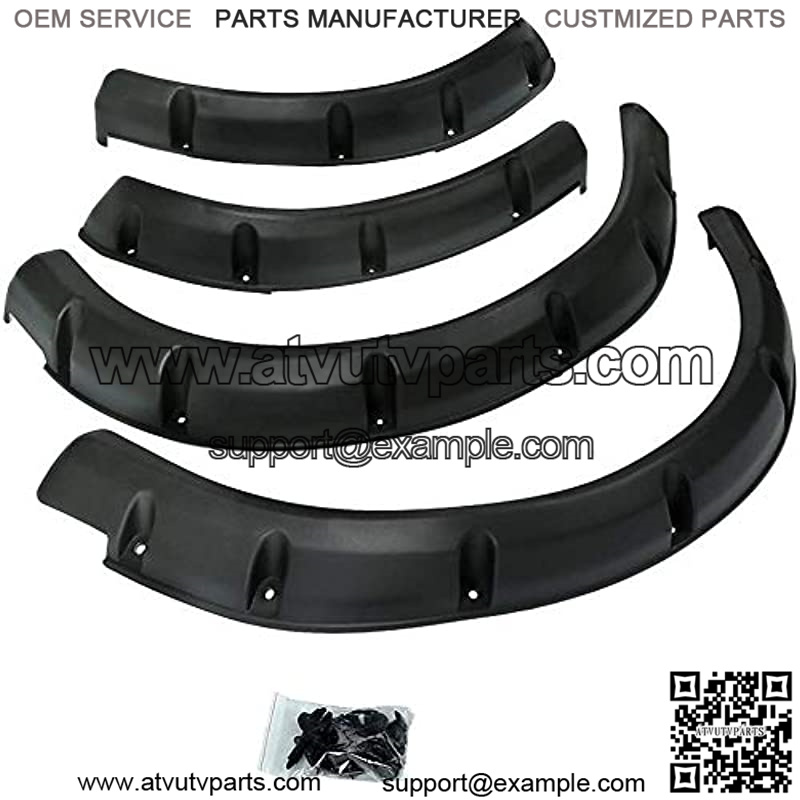 Golf Cart Fender Flares for EZGO TXT| Club Car Precedent| Yamaha G22| EZGO RXV| Club Car DS| Yamaha Drive G29 - Set of 4 (Front and Rear) - Image 2