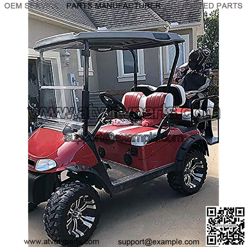 Golf Cart Fender Flares for EZGO TXT| Club Car Precedent| Yamaha G22| EZGO RXV| Club Car DS| Yamaha Drive G29 - Set of 4 (Front and Rear) - Image 3