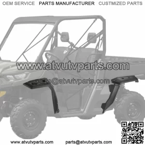 Heavy Duty Extended Fender Flares for 2016-2023 Can Am Defender HD 5 / 8 / 10