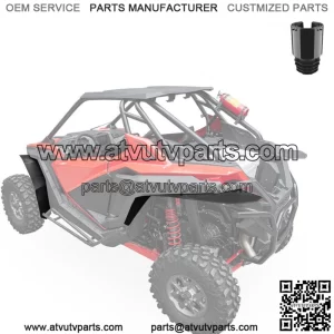 KEMIMOTO Rear & Front Fender Flares Mud Flap for 2020-2023 Polaris RZR Pro XP 4