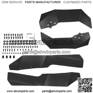 Mud Flaps Fender Flares for 2014-22 Polaris RZR XP 1000 Extensions Guard 4 Turbo (For: Polaris)