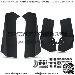 Simplified UTV Mud Flaps Fender Flares for Polaris RZR XP 1000 XP 4 1000 Turbo (For: Polaris)