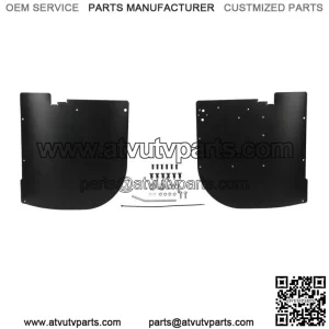 Rear Wheel Inner Liner Mud Guards Fenders For 13-17 Polaris Ranger XP900 XP1000