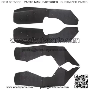 Fender Flares / Extensions Black Plastic For 2009-2014 Polaris RZR 800 (For: Polaris)