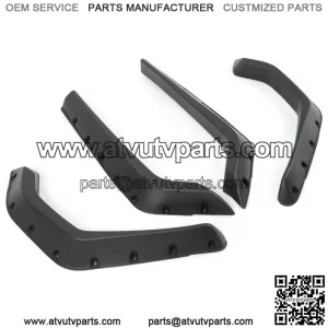 LH+RH 4Pieces Fender Flares For Polaris RZR 800 / 4 800 / 800 S 2008 2009 2010 (For: Polaris)